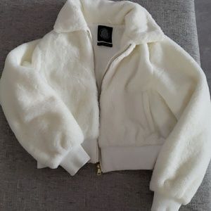 Urban outfitters bomber jacket Faux fur
